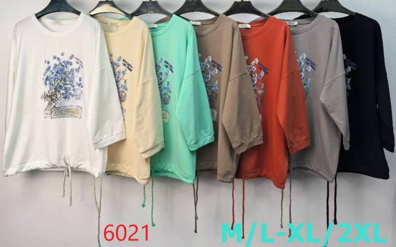 Bluzki damskie Roz M/L-XL-2XL, Mix Kolor Paczka 12 szt